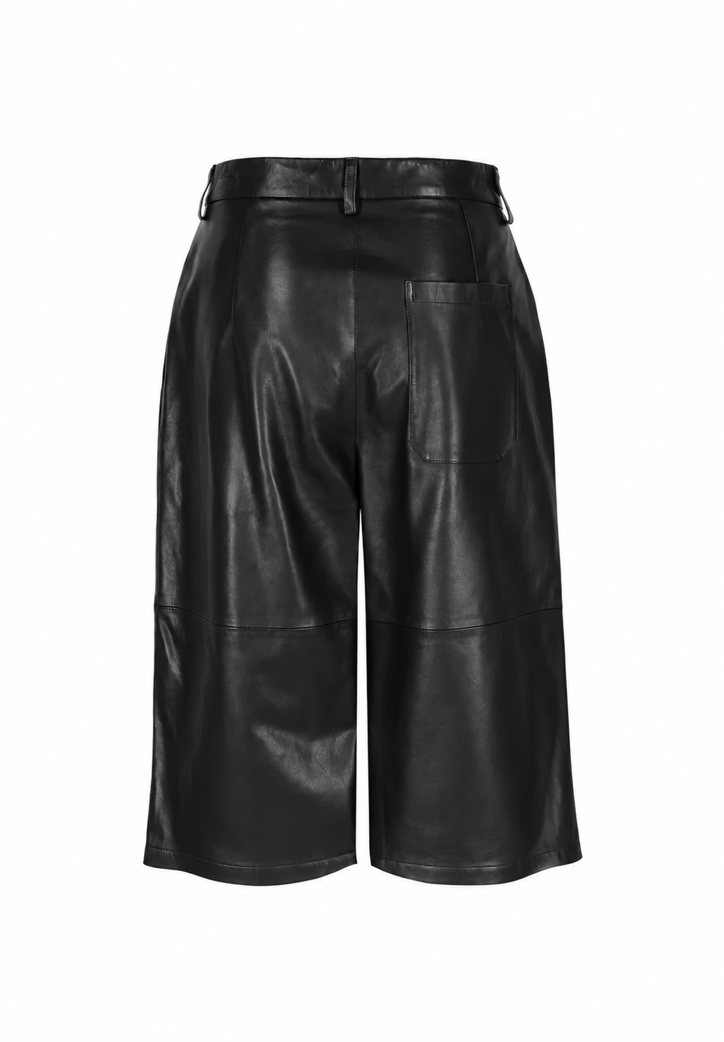 Sierra Long I Leather Short - Black