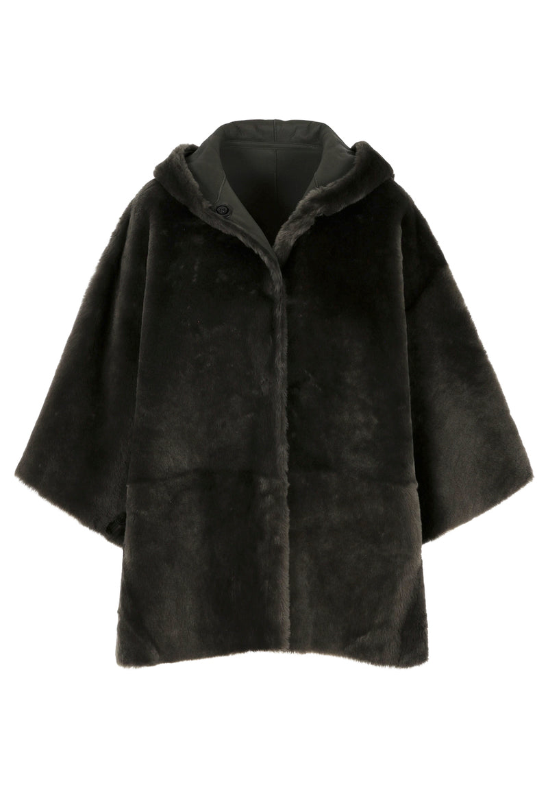 Alice I Tempesta Cape Coat - Khaki