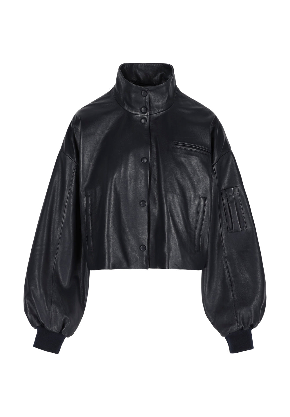 Angie I Leather Jacket - Black