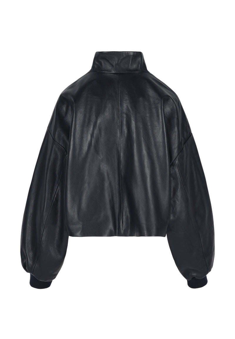 Angie I Leather Jacket - Black
