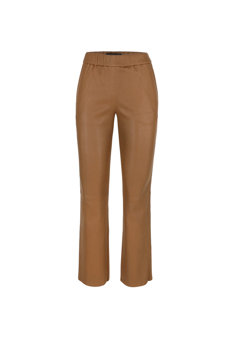 Relax Bootcut +5cm I Leather Trousers - Maud