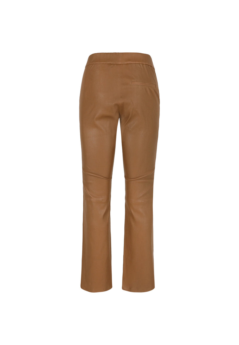 Relax Bootcut +5cm I Leather Trousers - Maud