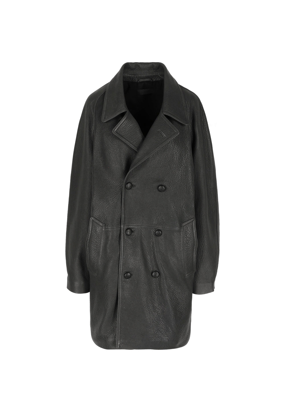 Doris I Bubble Leather Jacket - Grey