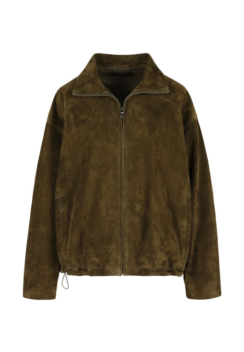 Kato I Suede Jacket - Khaki