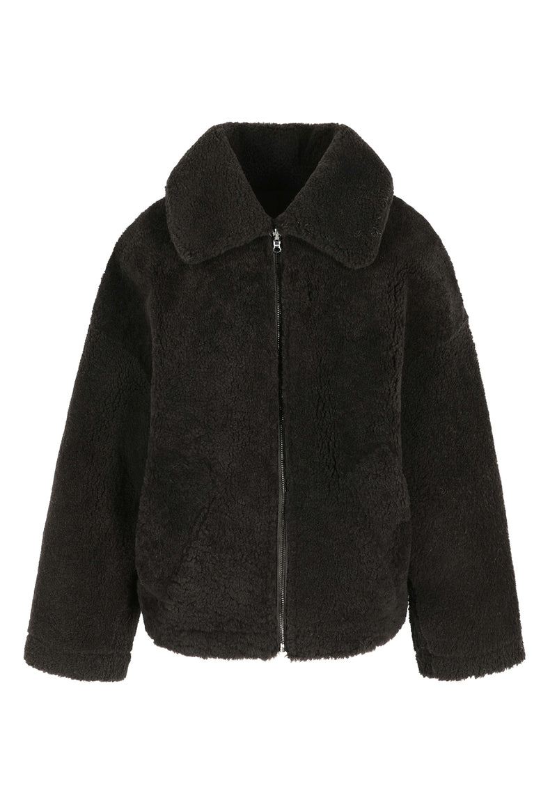 Lucy I Bomber Coat - Dark Brown