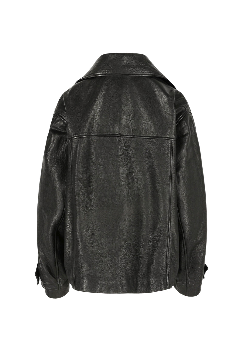 Margot I Leather Jacket - Black
