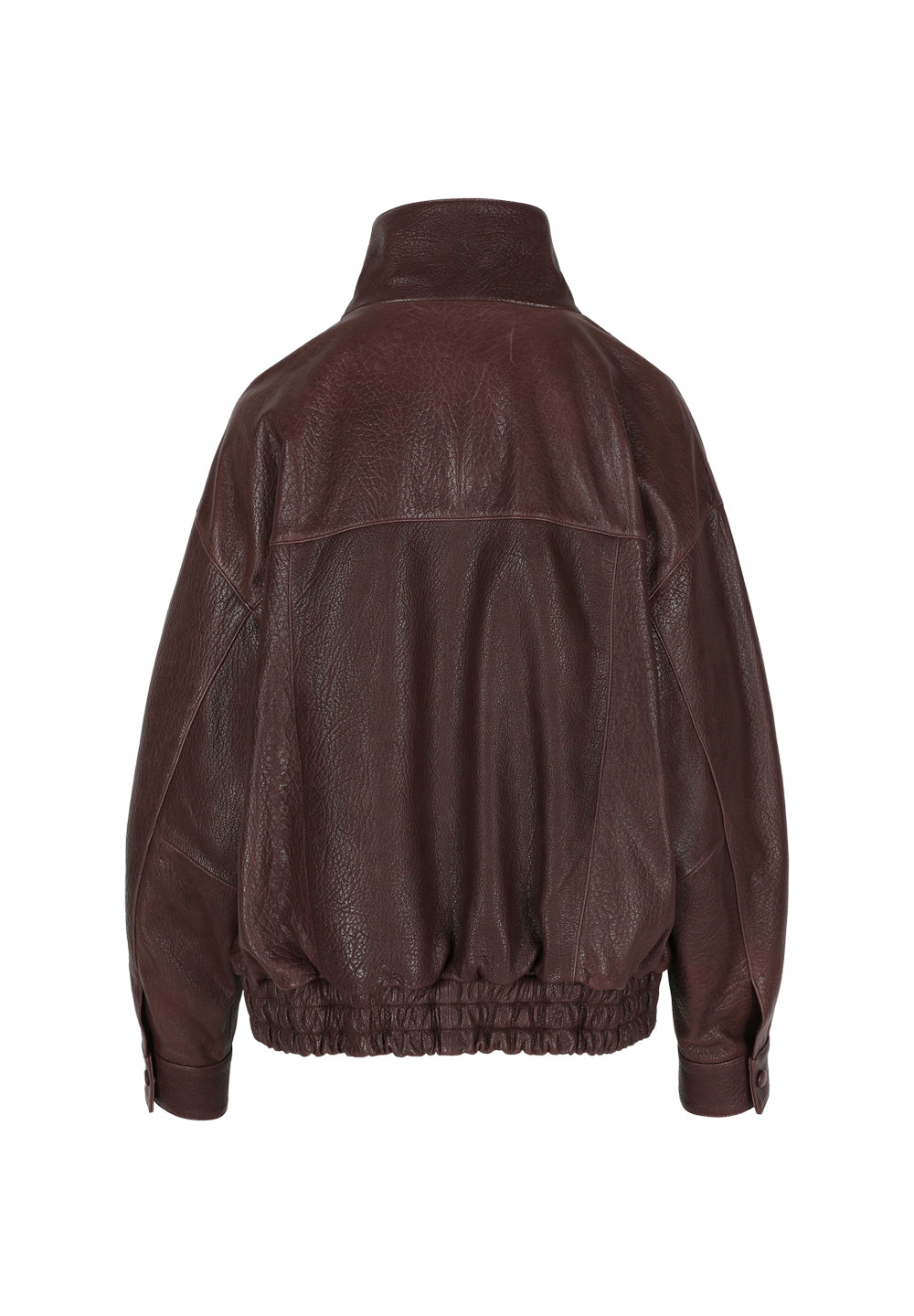 Nicola I Bubble Leather - Burgundy