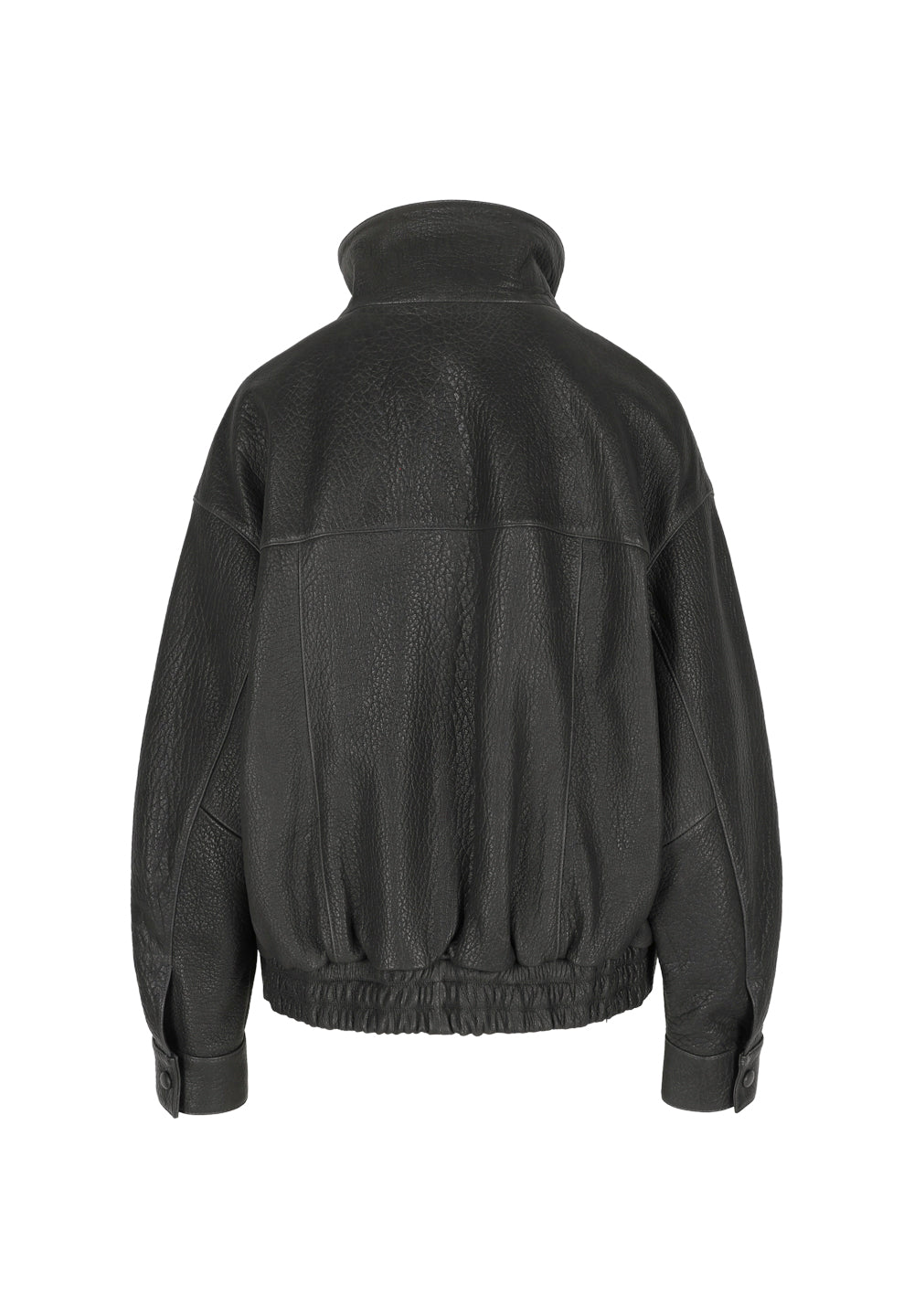 Nicola I Bubble Leather Jacket - Grey