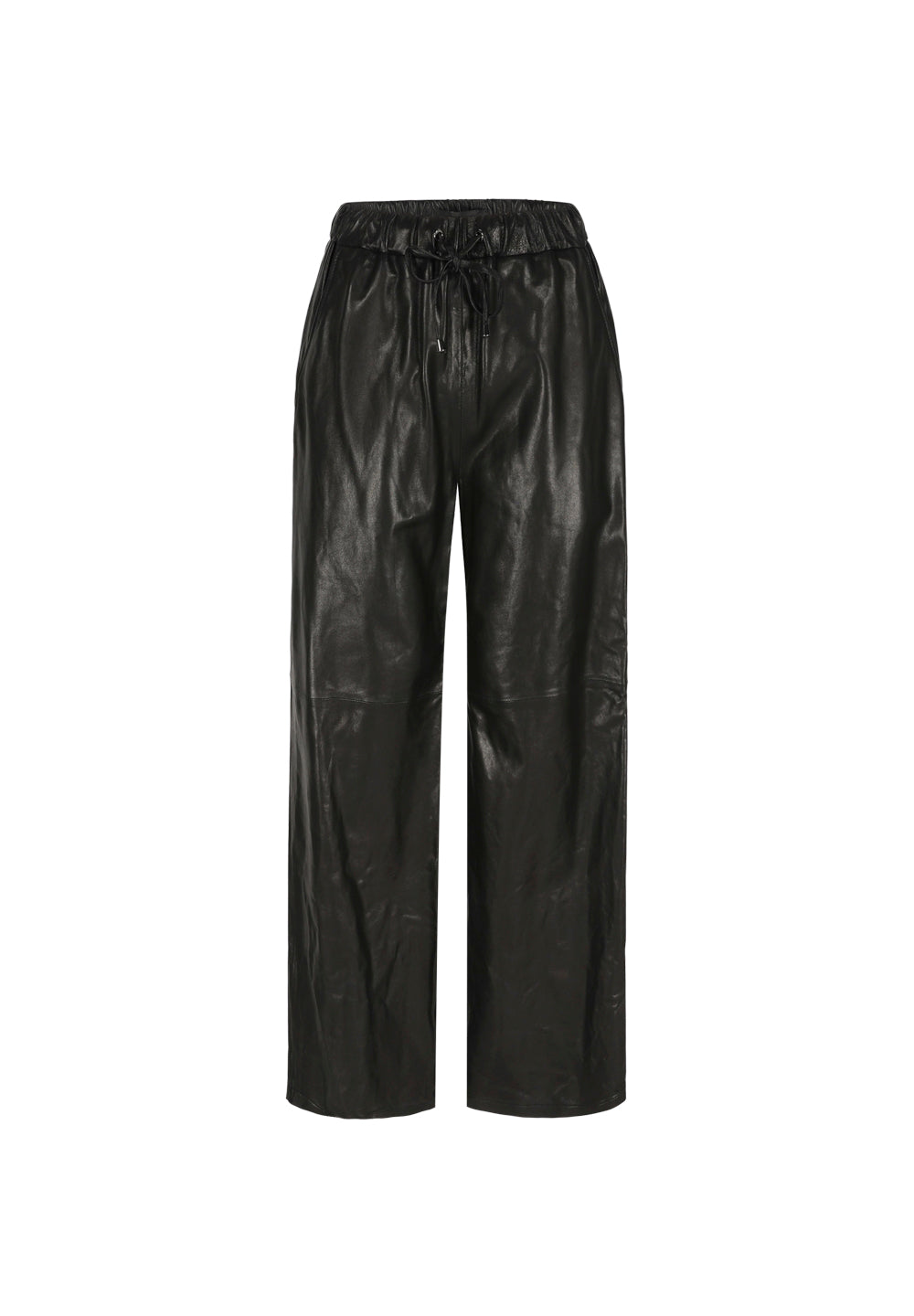 Norina I Leather Trousers - Black