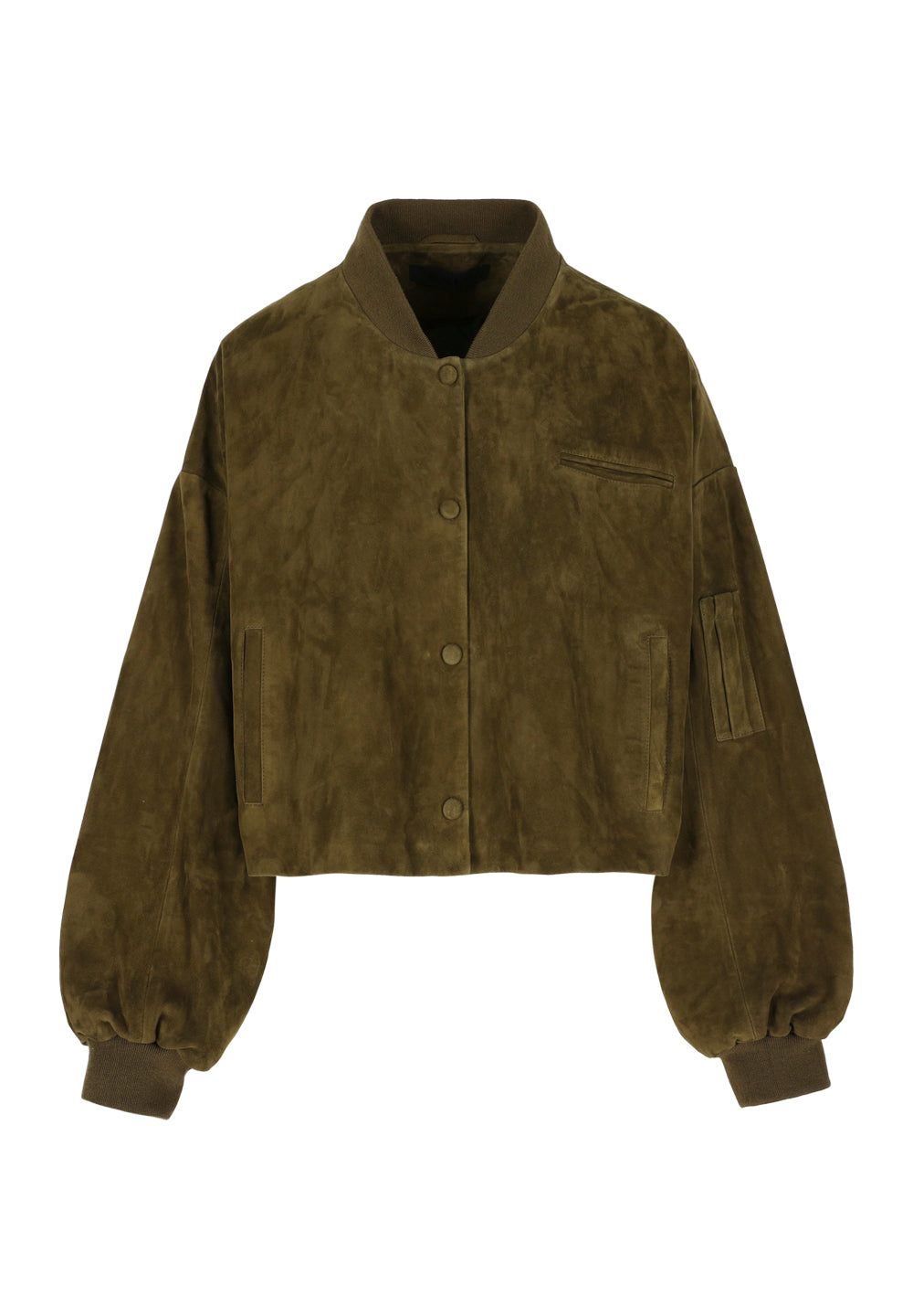 Viktorya I Suede Jacket - Khaki
