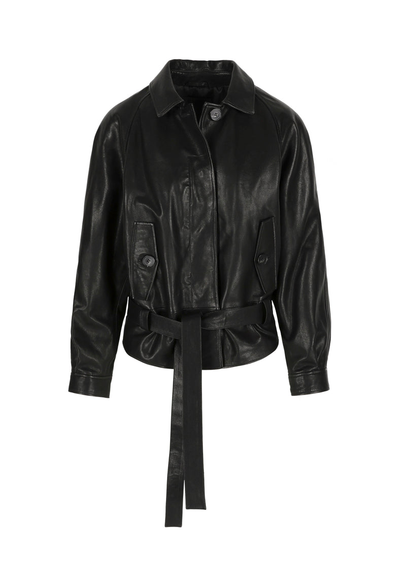 Wendy I Leather Jacket - Black