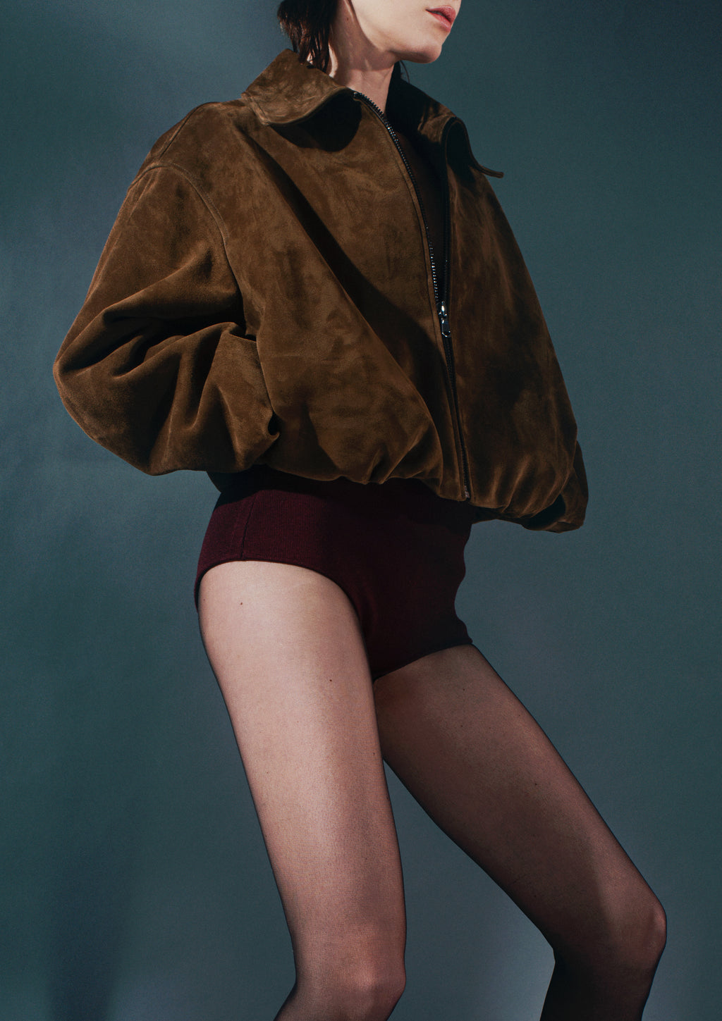 Milia I Suede Jacket - Khaki