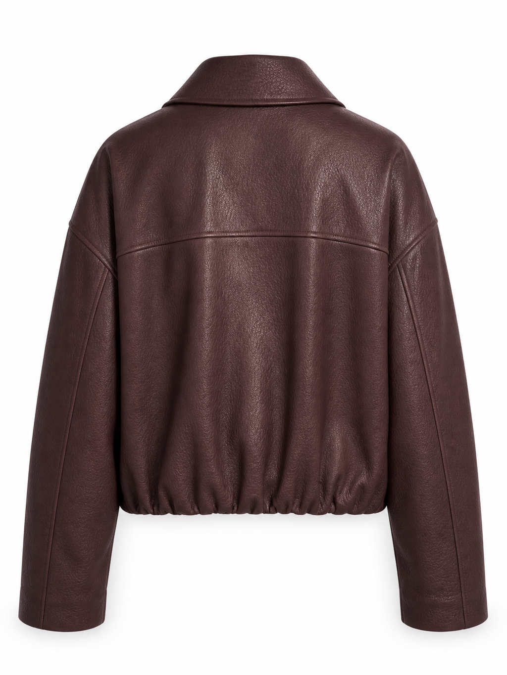 Milia I Bubble Leather - Burgundy