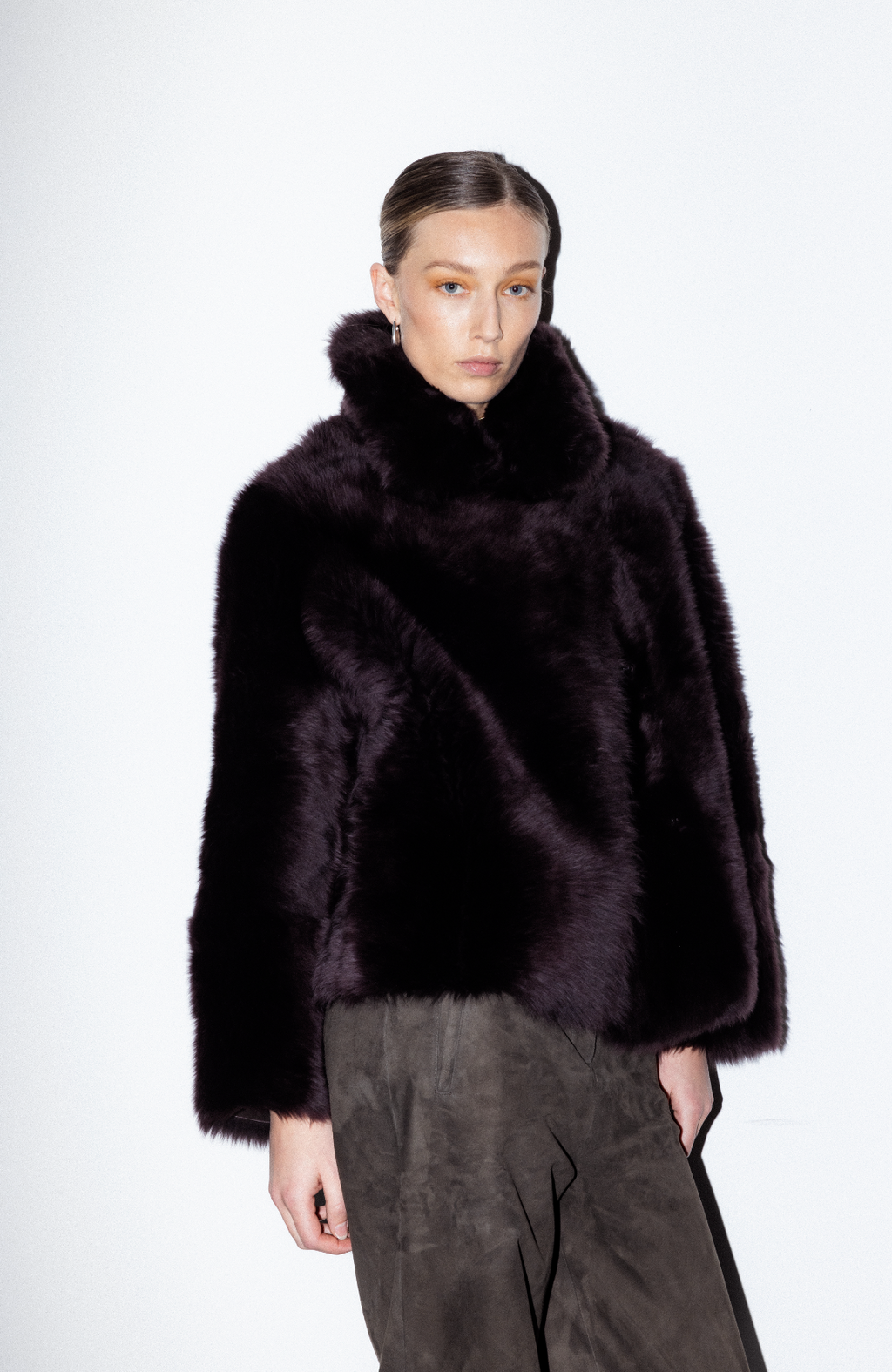 Iza I Cashmere Coat - Glacé