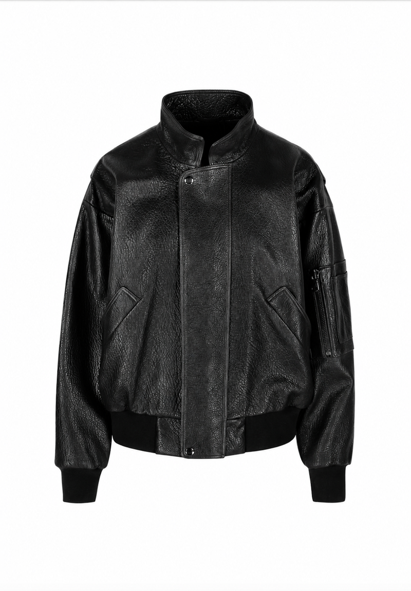 Juliette I Bubble Leather - Black
