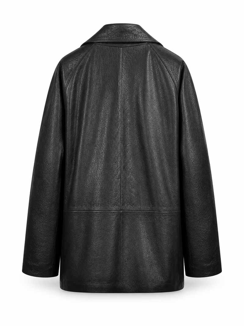 Doris Short I Bubble Leather - Black