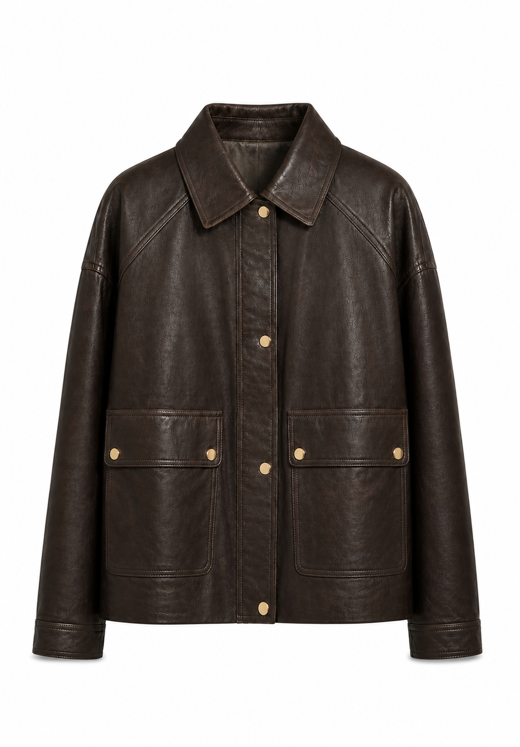 Giunta I Leather Jacket - Dark Brown