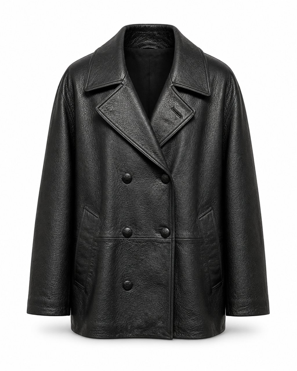 Short Doris I Cuir Bubble - Noir