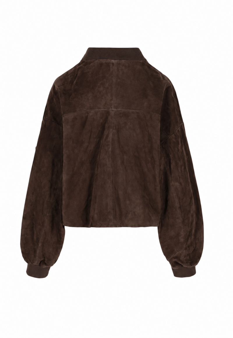 Viktorya I Suede Jacket - Brown
